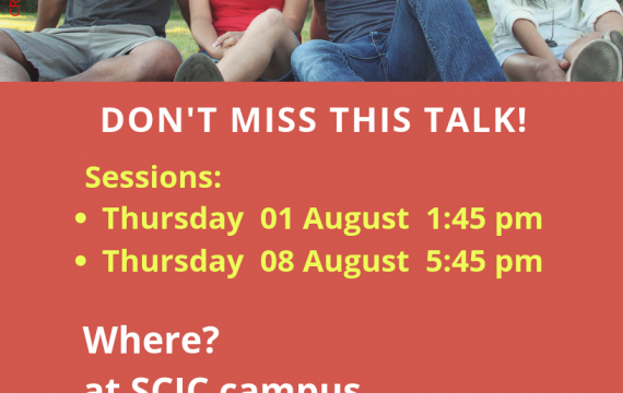 Do not miss out this opportunity, the health department of the city will visit our campus with a good information for all of you!